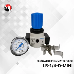 PRESSURE REGULATOR PNEUMATIC FESTO LR-1/4-D-MINI